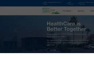Arizona Spine & Joint Hospital website