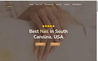 Polished Nail & Wax website