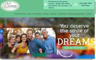 Northwoods Dental Spa website