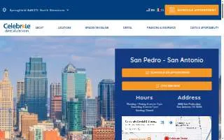 Celebrate Dental & Braces - San Antonio San Pedro website