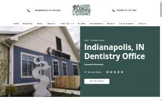 Martin Dentistry Broad Ripple website