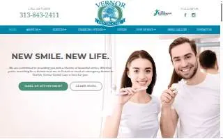 Vernor Dental Care website