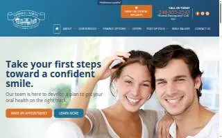 Campbell Dental & Orthodontics website