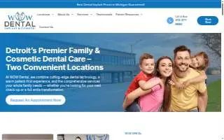 Wow Dental website