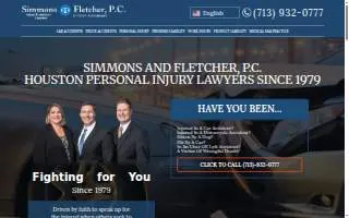 Simmons and Fletcher, P.C. website