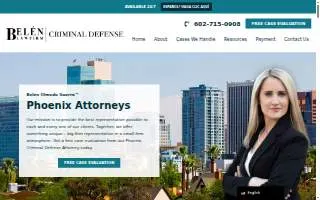 Belen Law Firm, PLLC website