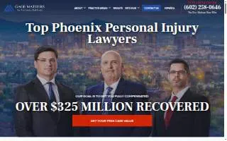 Gage Mathers Law Group website