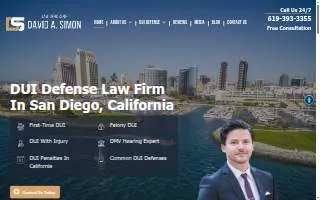 Law Offices of David A. Simon website