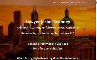 Josiah Swinney Criminal Attorney, Forfeiture Lawyer, Appeals & Personal Injury, Indianapolis website