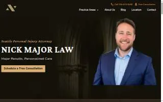 Nick Major Law website