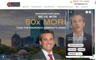 Jason Stone Injury Lawyers of Boston website