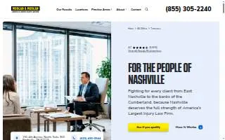 Morgan & Morgan of Nashville website