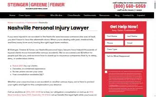 Steinger, Greene & Feiner of Nashville website