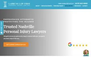 Labrum Law Firm website