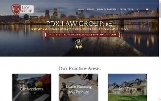 PDX Law Group website