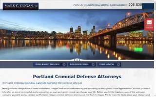 Mark C. Cogan, P.C. website