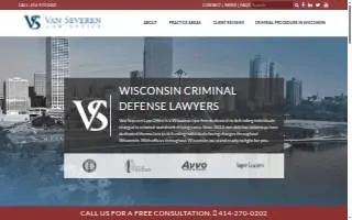 Van Severen Law Office, S.C. of Milwaukee website