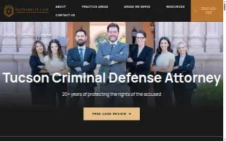 Katsarelis Law Criminal Defense Attorneys of Tucson website