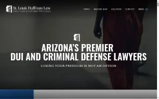St. Louis Huffman Law of Tucson website