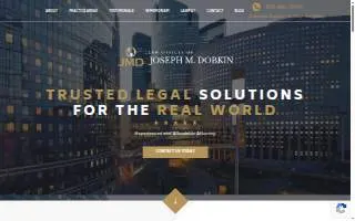Law Offices of Joseph M Dobkin website