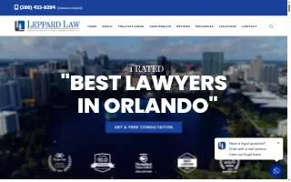 Leppard Law: DUI Lawyers & Criminal Defense Attorneys Orlando website