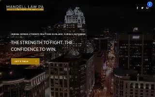 Mandell Law website