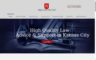 Nigro Law Firm, LLC website