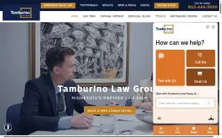 Tamburino Law Group of Minneapolis website