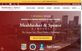 Meshbesher & Spence of Minneapolis website