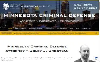 Law Office of Coley J. Grostyan, PLLC website