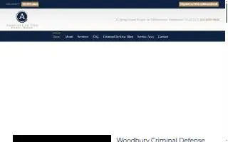 Ambrose Law Firm, Minneapolis Criminal & DWI Lawyers website