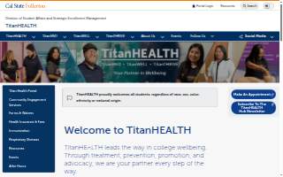 California State University, Fullerton - TitanHEALTH