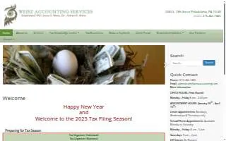 Weisz Accounting Services website