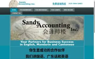 Sandy Accounting Inc website