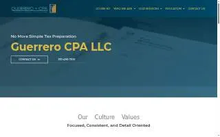 Guerrero CPA website