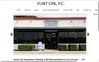 Flint CPA, PC website