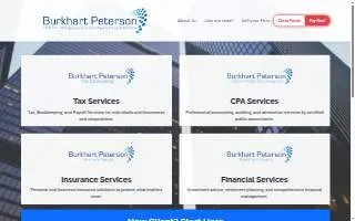 Burkhart Peterson Company website