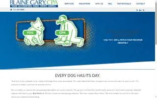 Blaine Gary CPA PLLC website