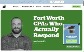 Adam Traywick, LLC - Certified Public Accountant website