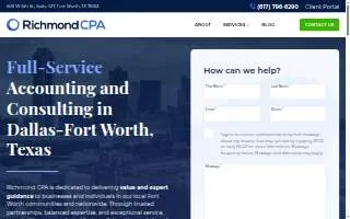 Richmond CPA website