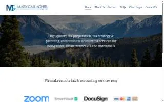 Mary Gallagher CPA, LLC website