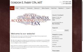 Gordon E Parry, CPA