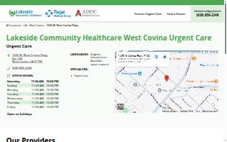 Lakeside Community Healthcare - West Covina Urgent Care