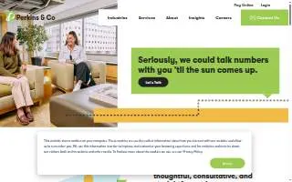 Perkins & Co website