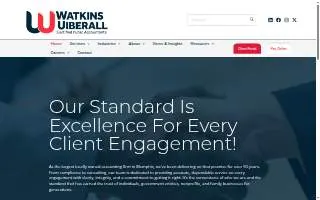 Watkins Uiberall, PLLC of Memphis website