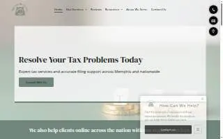 Top's Noble Tax Services website