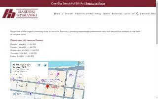 Harding, Shymanski & Company, P.S.C. of Louisville website