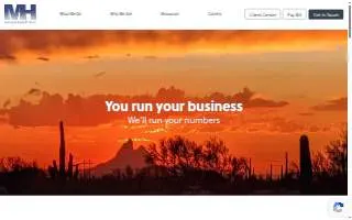 J Michale Haubert, CPA PC of Tucson website