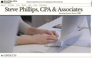 Phillips & Associates - Steven Phillips CPA website