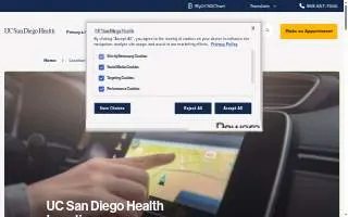 UC San Diego Multi-Specialty Clinic website